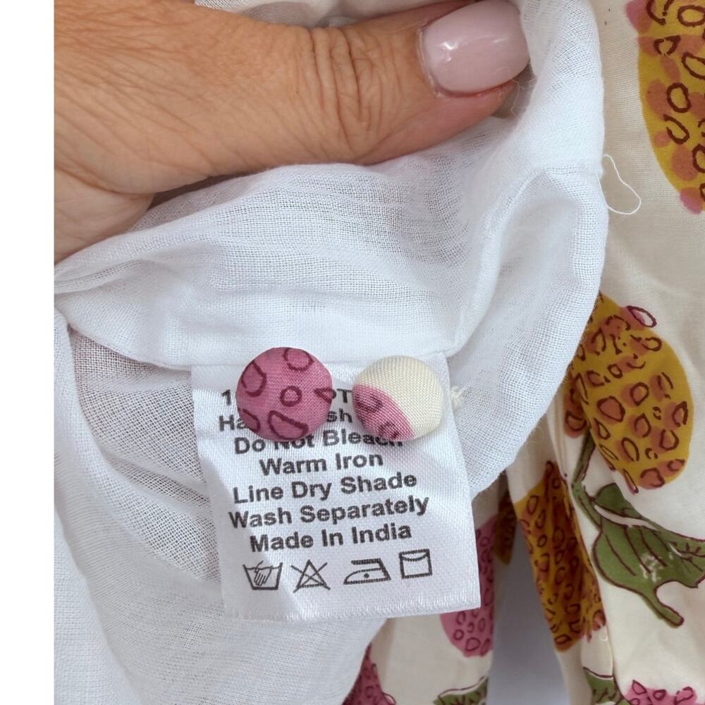 Clara The Label Pink Orange Floral Balloon Sleeve Maxi Dress XS NWT - Picture 8 of 10